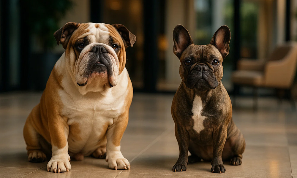 تفاوت اصلی بولداگ فرانسوی و بولداگ انگلیسی