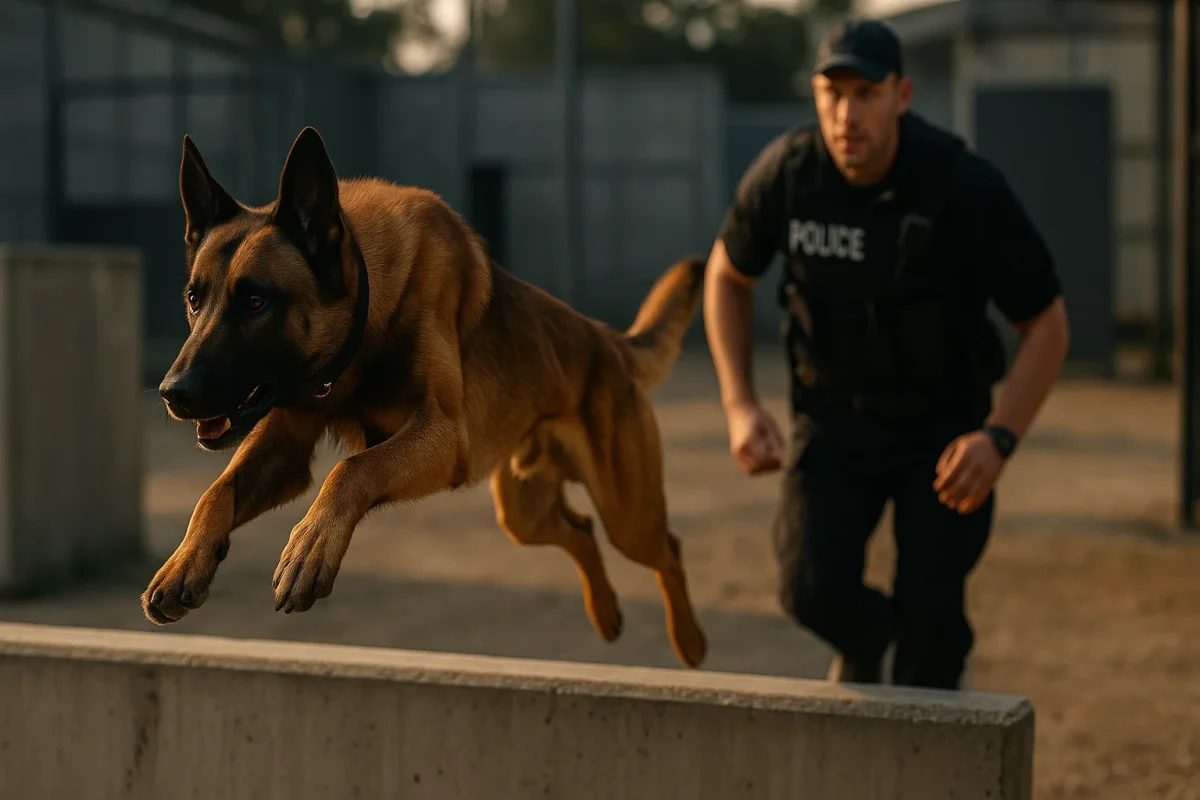 آموزش سگ پلیس