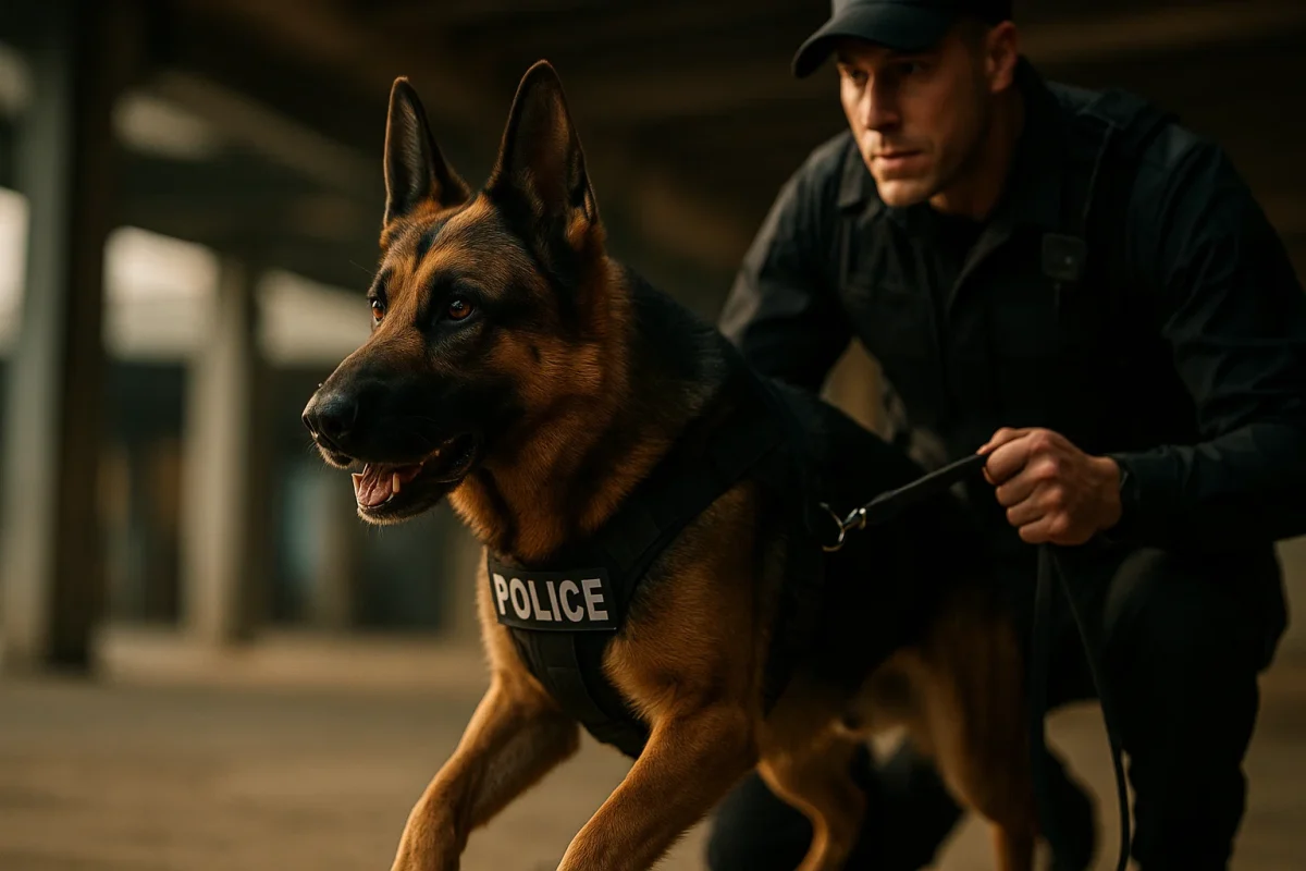 آموزش سگ پلیس سگ‌های جست‌وجو و نجات