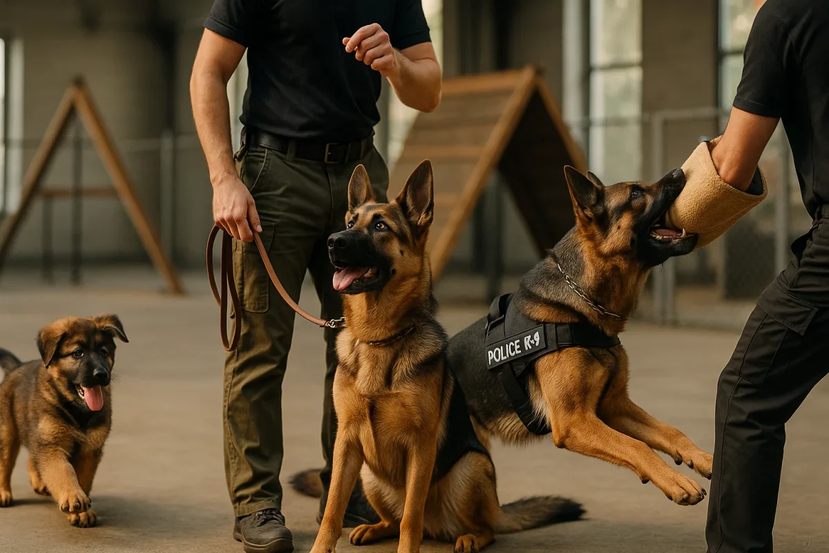 آموزش سگ پلیس و تربیت سگ پلیس