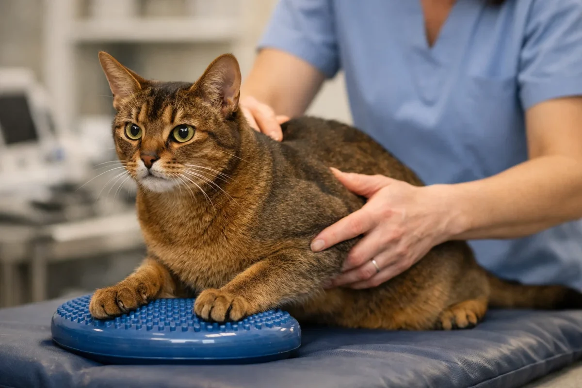 آیا فیزیوتراپی برای گربه درد دارد؟