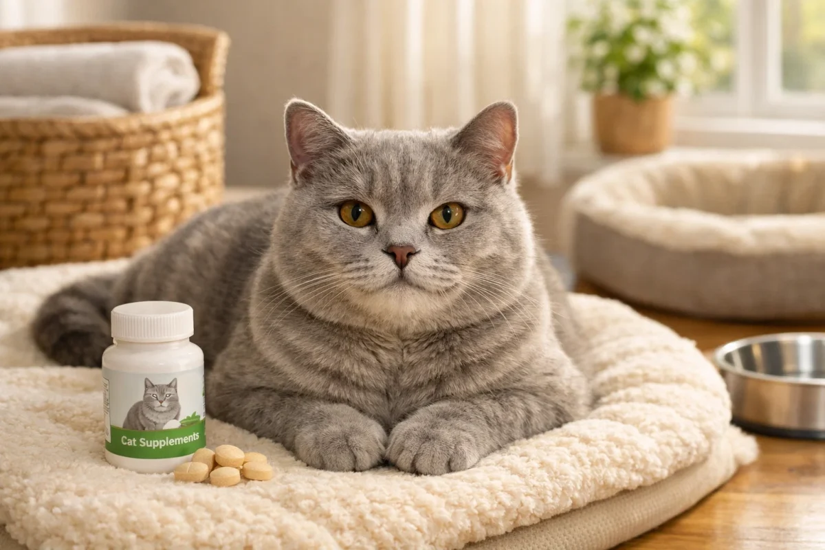 استفاده از مکمل‌های غذایی گربه تنها با نظر دامپزشک