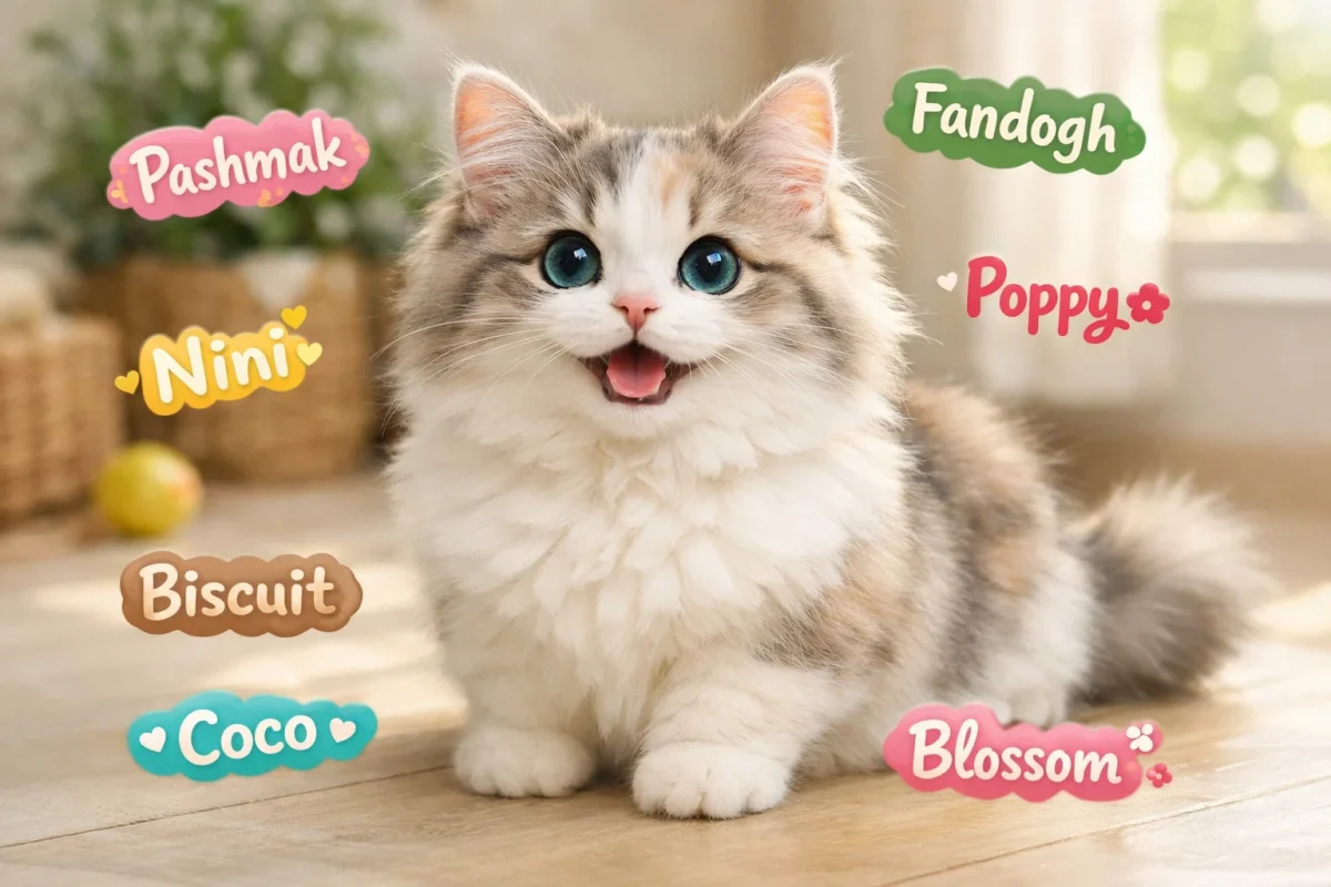 اسم بامزه گربه