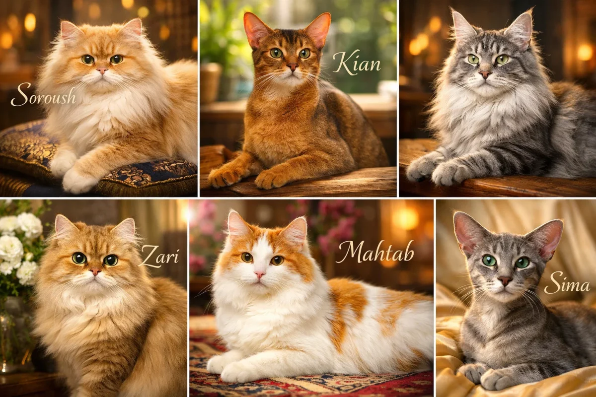 اسم خاص گربه فارسی