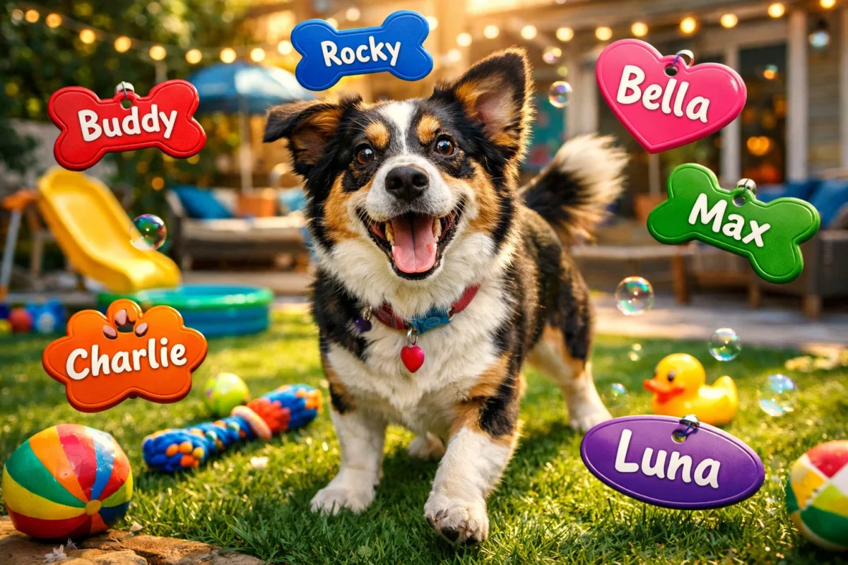 اسم سگ بازیگوش و پرانرژی