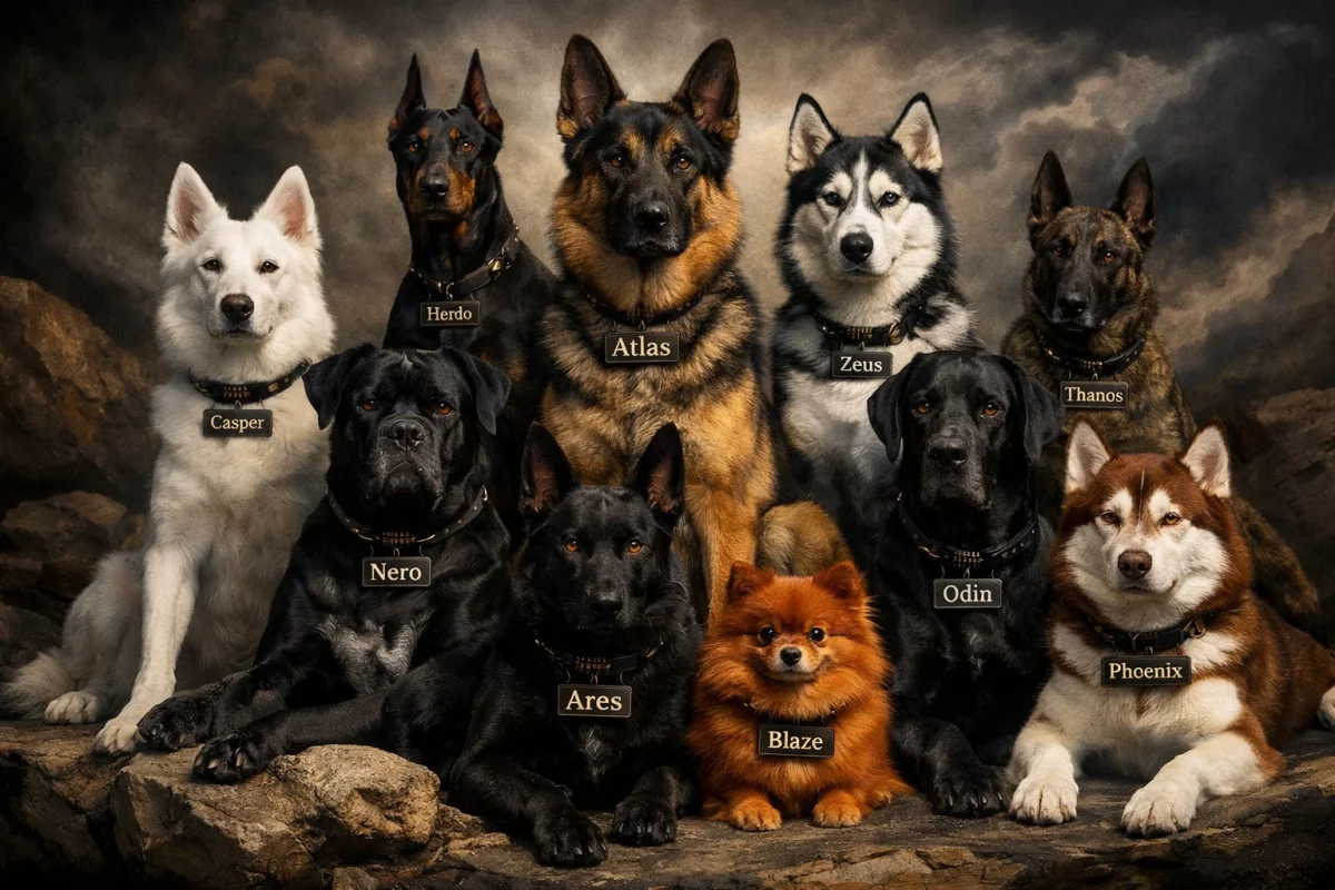 اسم سگ نر خاص و کمیاب