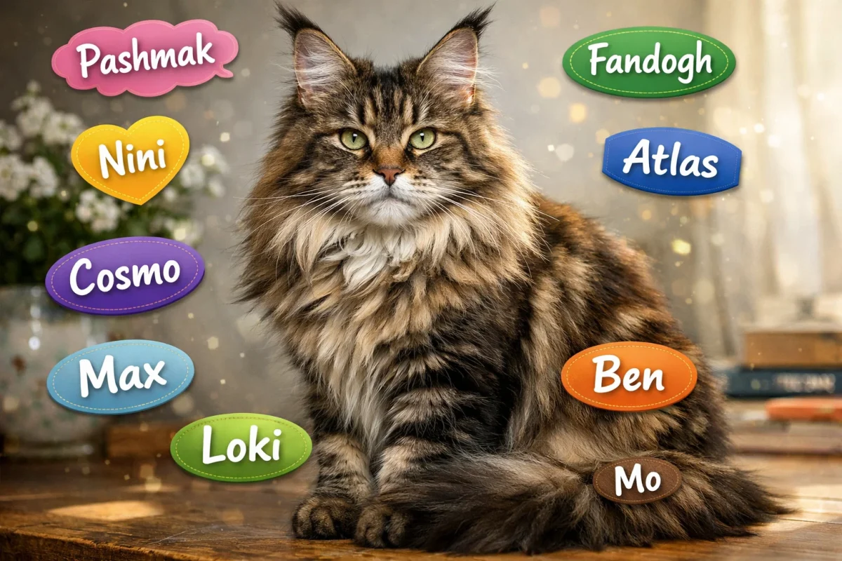 انتخاب اسم برای گربه مین کون