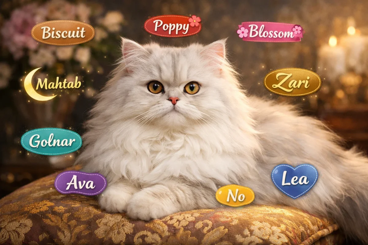 انتخاب اسم برای گربه پرشین