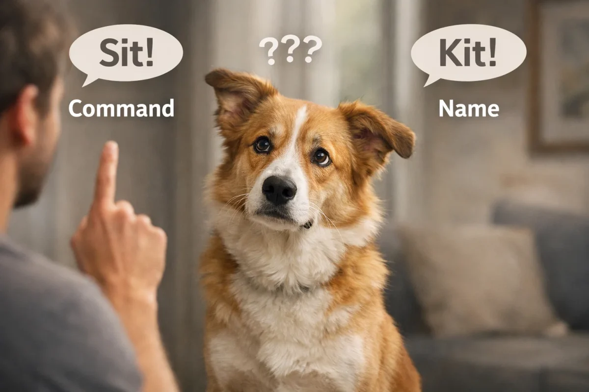 انتخاب اسم سگ اسم سگ نباید شبیه دستورات آموزشی باشد