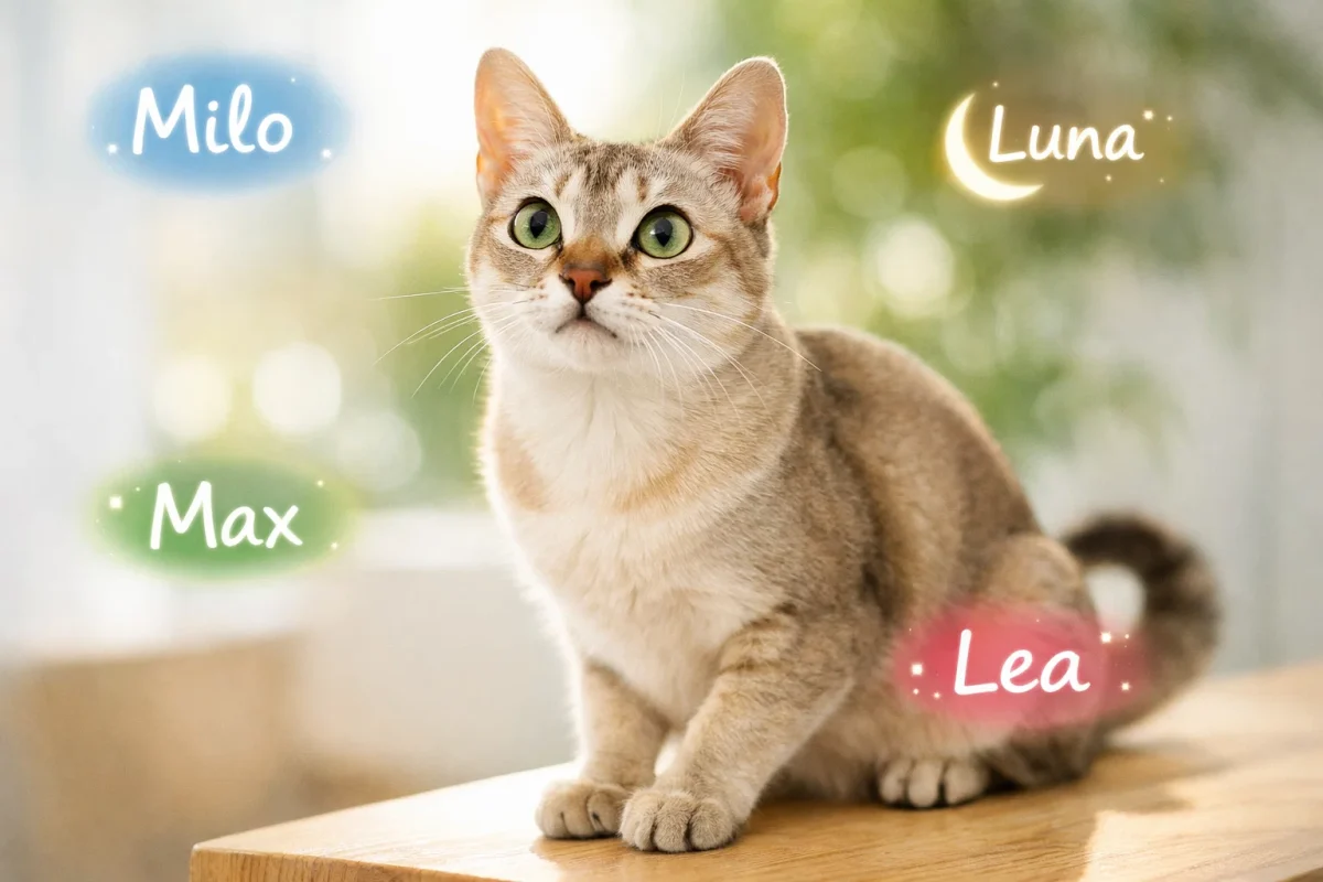 انتخاب اسم گربه؛ اسم گربه باید کوتاه و واضح باشد