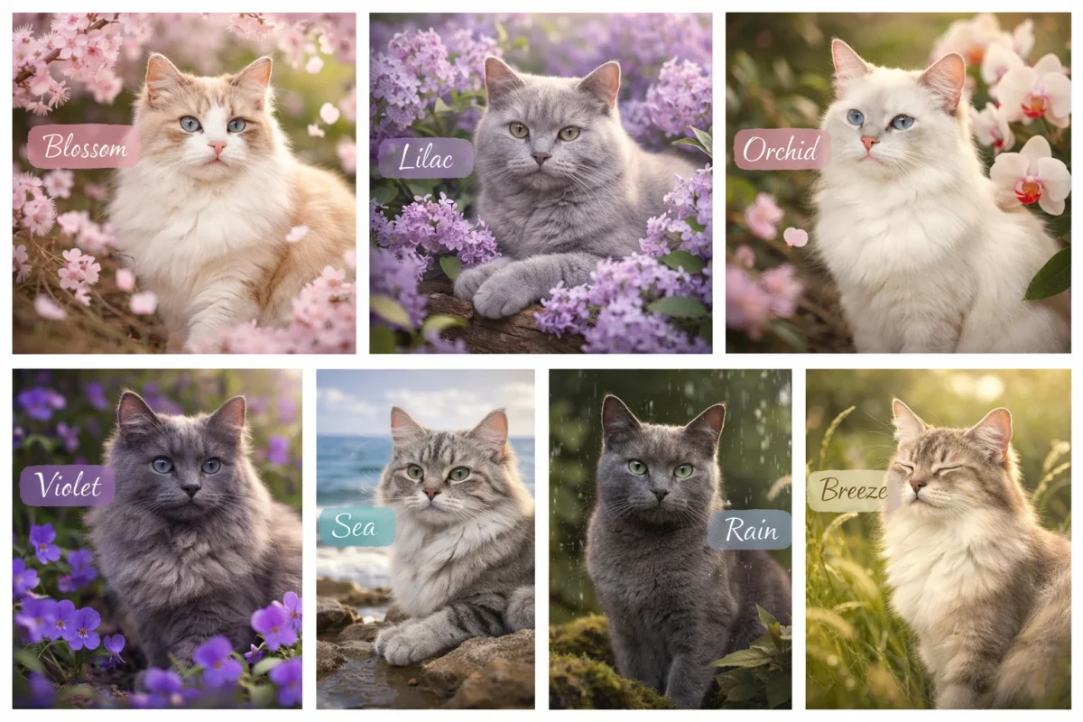 انتخاب اسم گربه؛ اسم‌های الهام‌گرفته از طبیعت برای گربه ماده