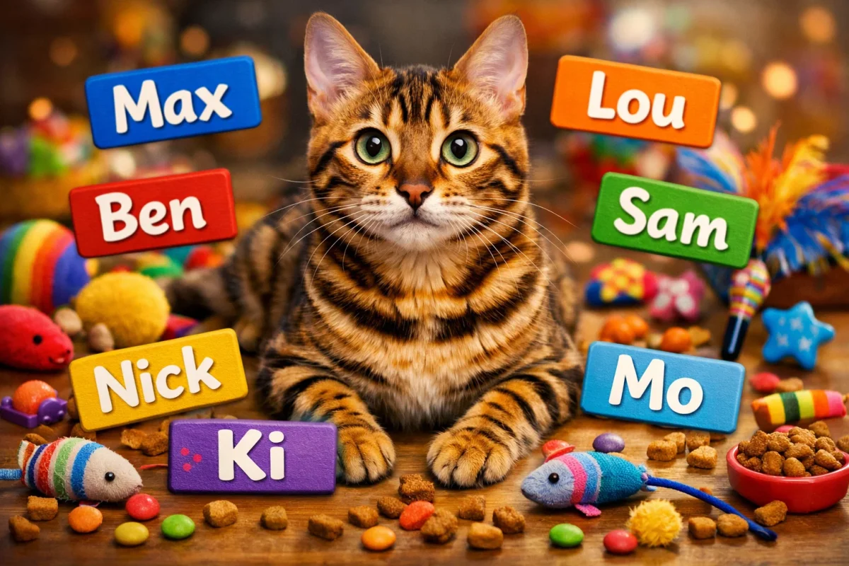 انتخاب اسم گربه؛ اسم‌های کوتاه و سریع‌العمل برای گربه نر