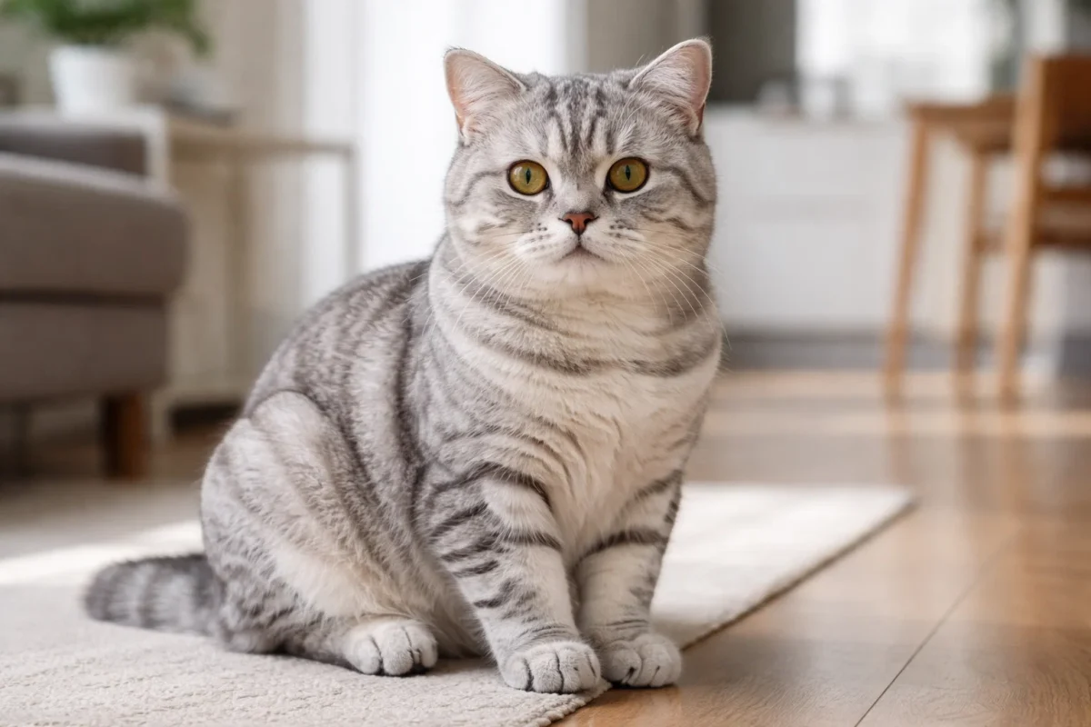 اندازه، وزن و طول عمر گربه اسکاتیش