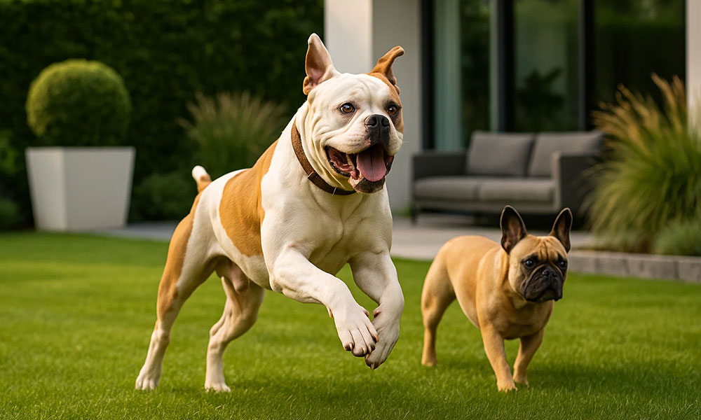 مقایسه بولداگ آمریکایی و فرانسوی تفاوت بولداگ آمریکایی و فرانسوی اندازه و وزن بولداگ فرنچ بولداگ آمریکن بولداگ محبوب ترین نژآد سگ دنیا