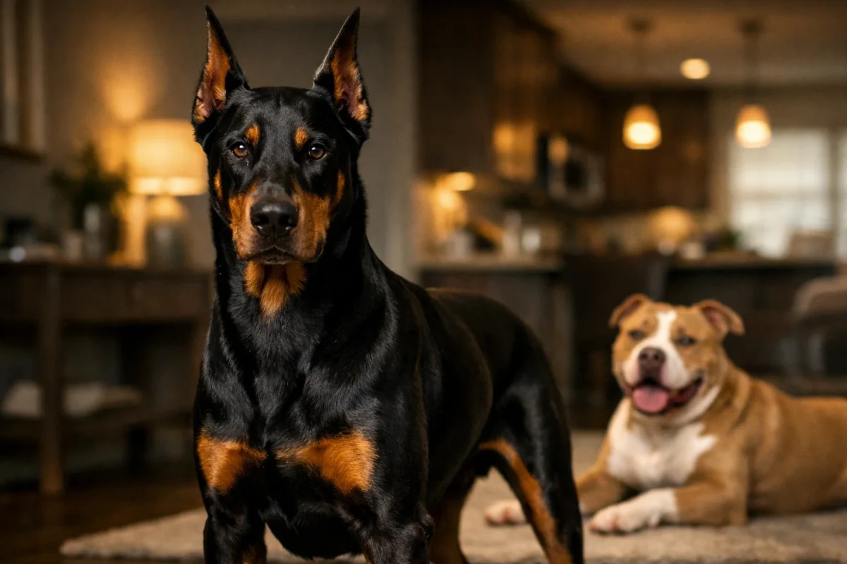 برای نگهبانی دوبرمن بهتر است یا پیت بول؟