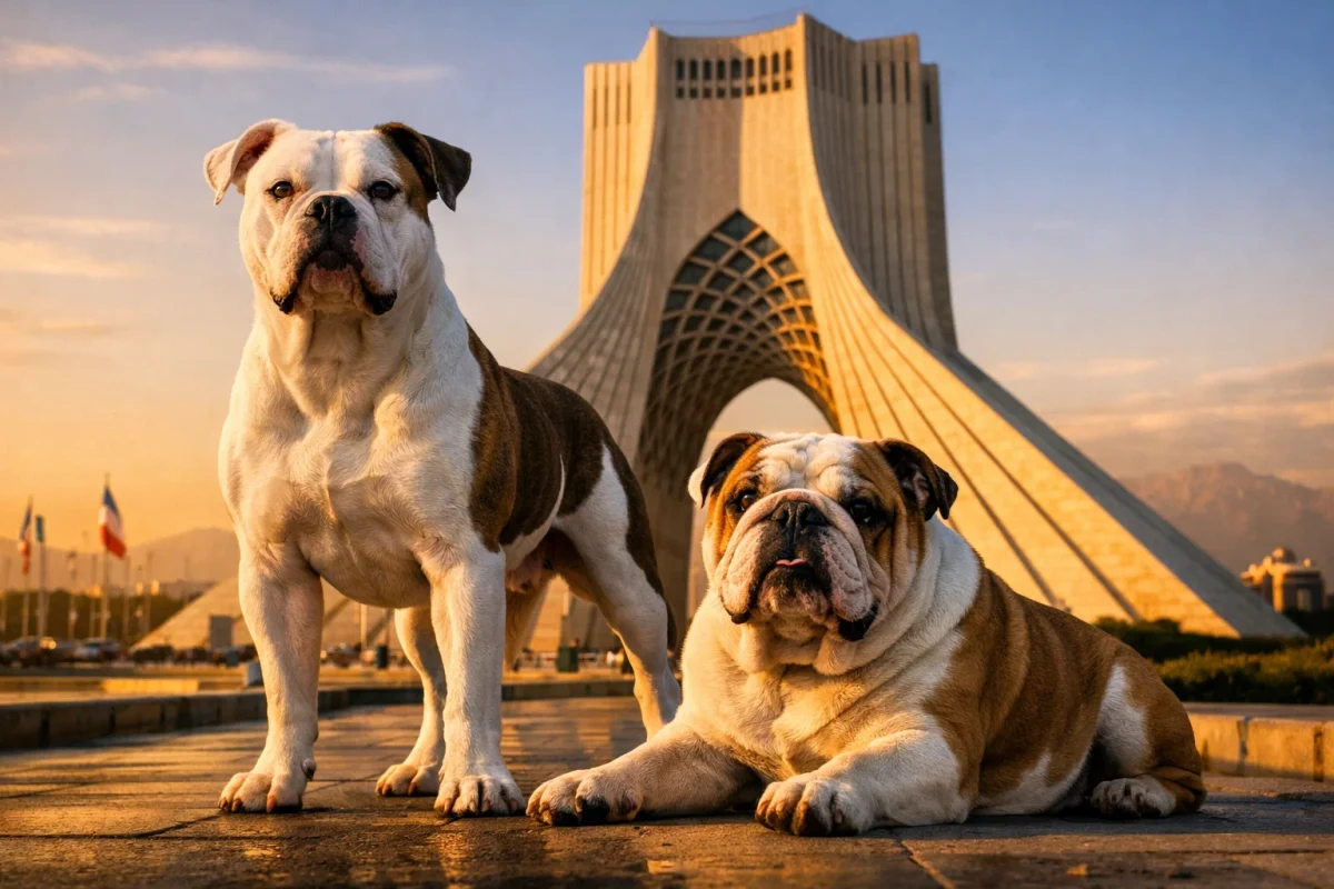 بولداگ آمریکایی در ایران بولداگ انگلیسی در ایران