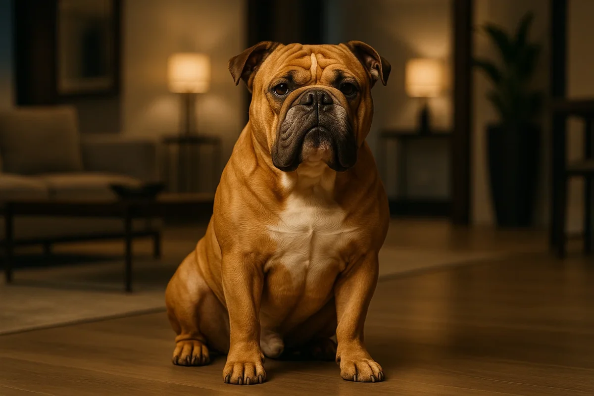 بولداگ ویکتوریایی در خانه