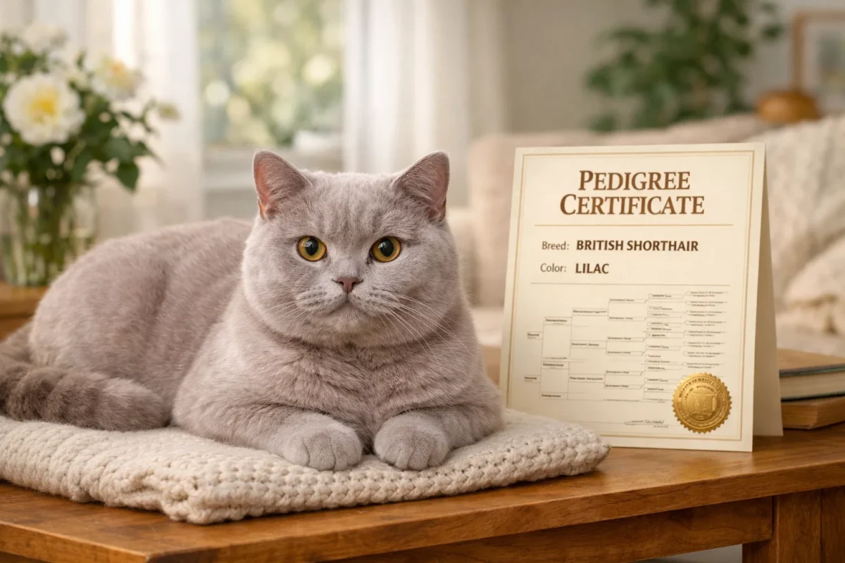 تشخیص اصالت گربه بریتیش