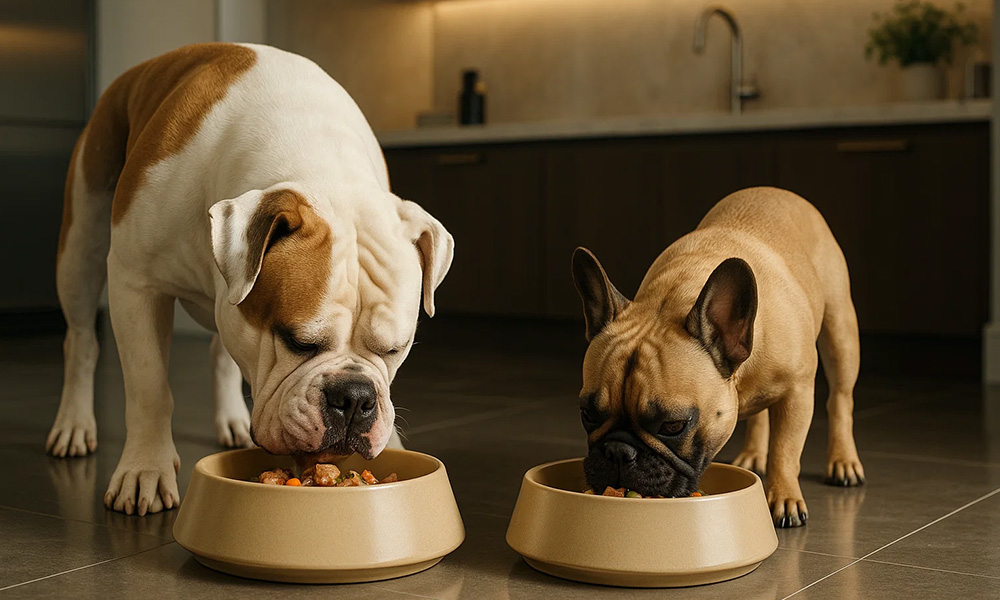 غذای خشک بولداگ غذای فرنچ بولداگ غذای بولداگ فرانسوی مقایسه بولداگ آمریکایی و فرانسوی تفاوت بولداگ آمریکایی و فرانسوی اندازه و وزن بولداگ فرنچ بولداگ آمریکن بولداگ