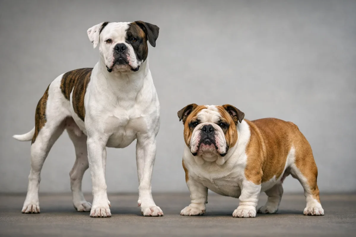 تفاوت بولداگ آمریکایی و انگلیسی در اندازه و وزن