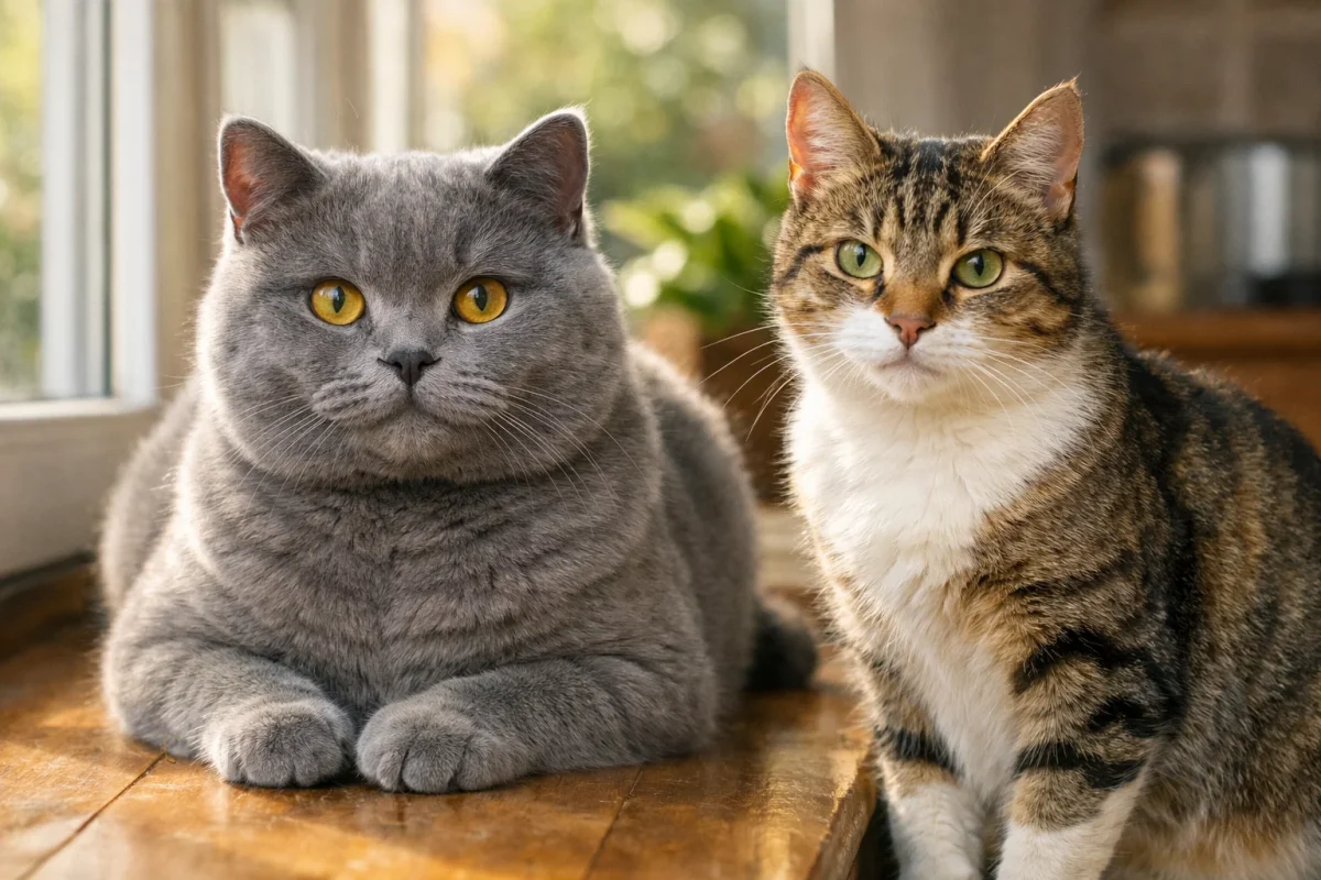 تفاوت گربه بریتیش با گربه‌های معمولی