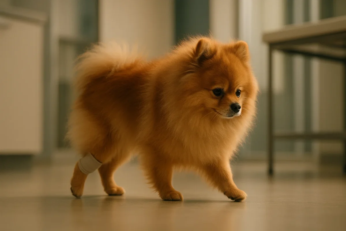 دررفتگی کشکک زانو سگ پامرانیان