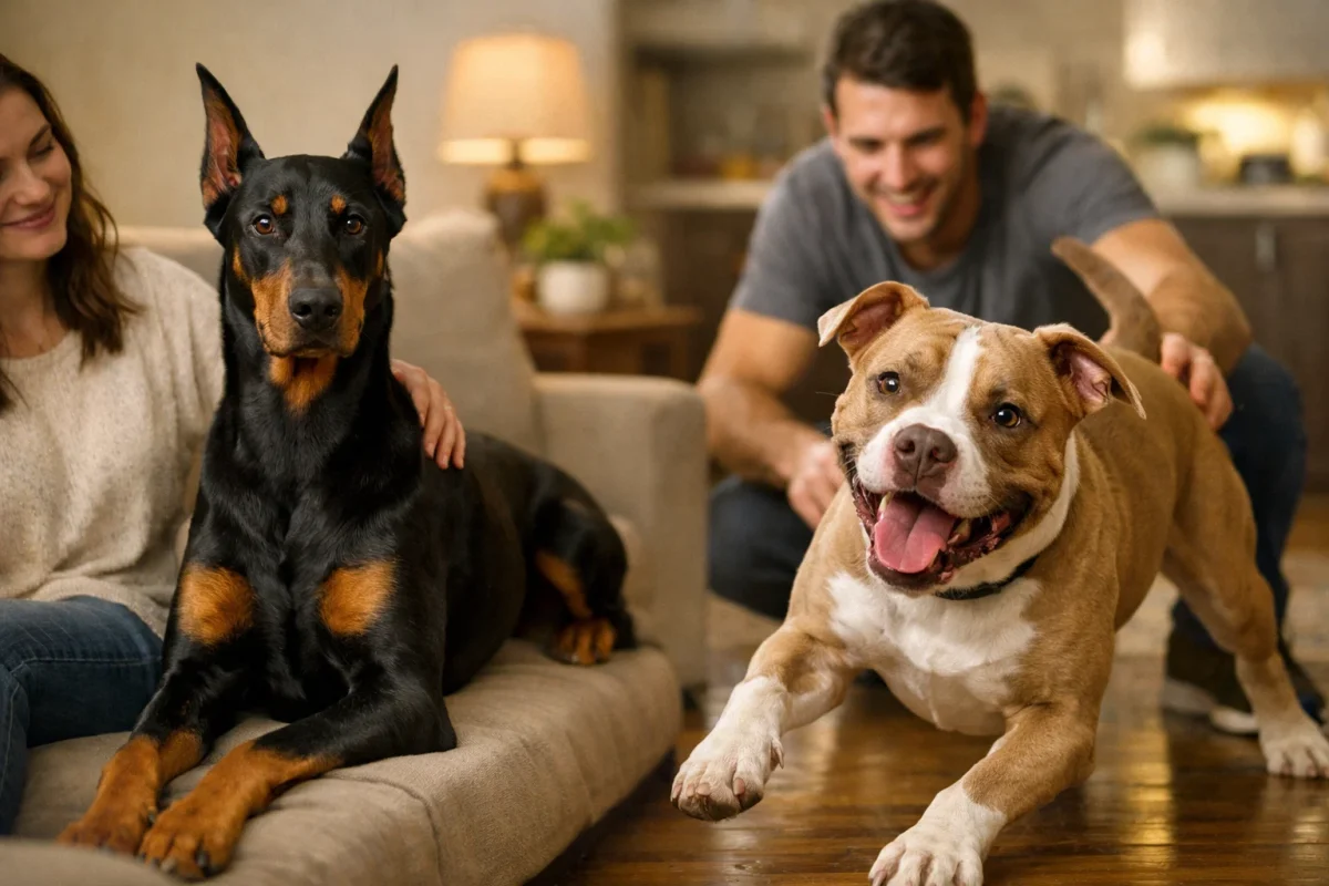 دوبرمن یا پیت بول؛ کدام برای افراد مبتدی مناسب‌تر است؟