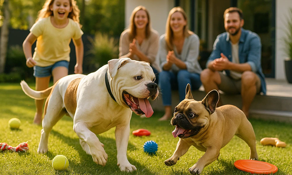 مقایسه بولداگ آمریکایی و فرانسوی تفاوت بولداگ آمریکایی و فرانسوی اندازه و وزن بولداگ فرنچ بولداگ آمریکن بولداگ بهترین نژاد سگ