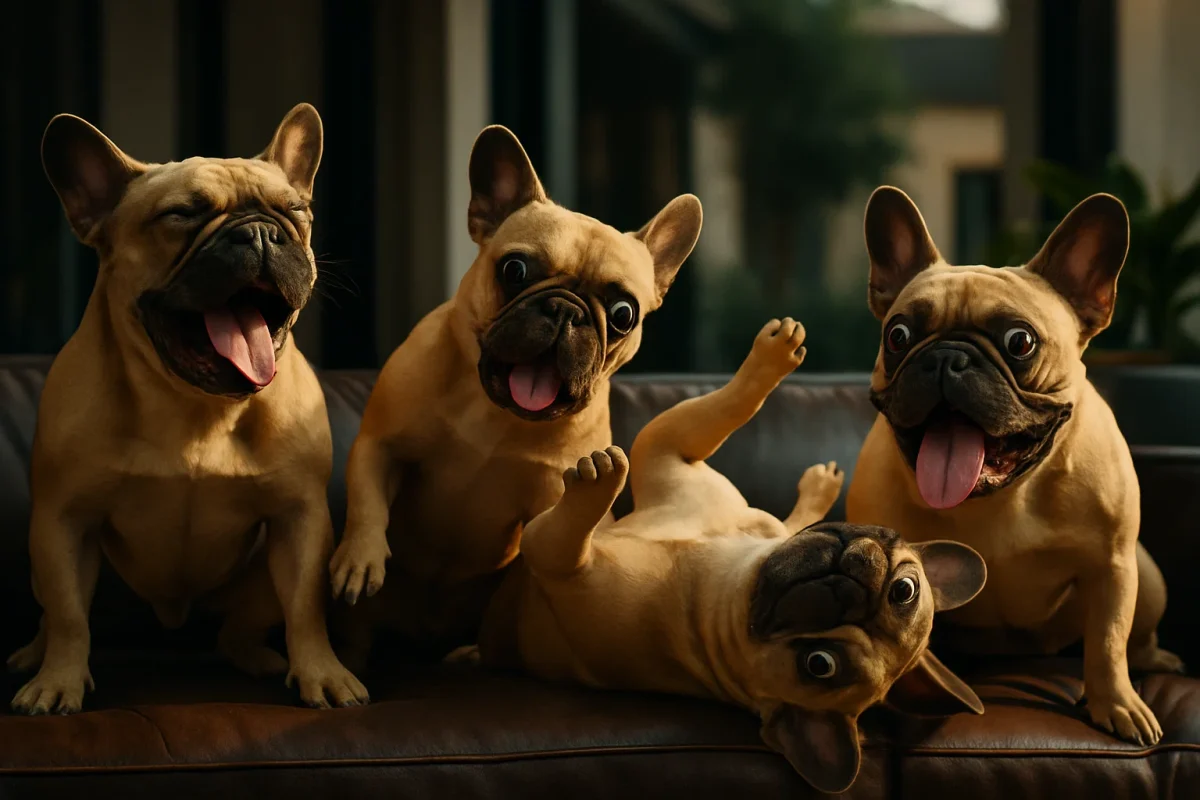 نکات عجیب سگ رفتار عجیب سگها فرنچ بولداگ سگ خنده دار