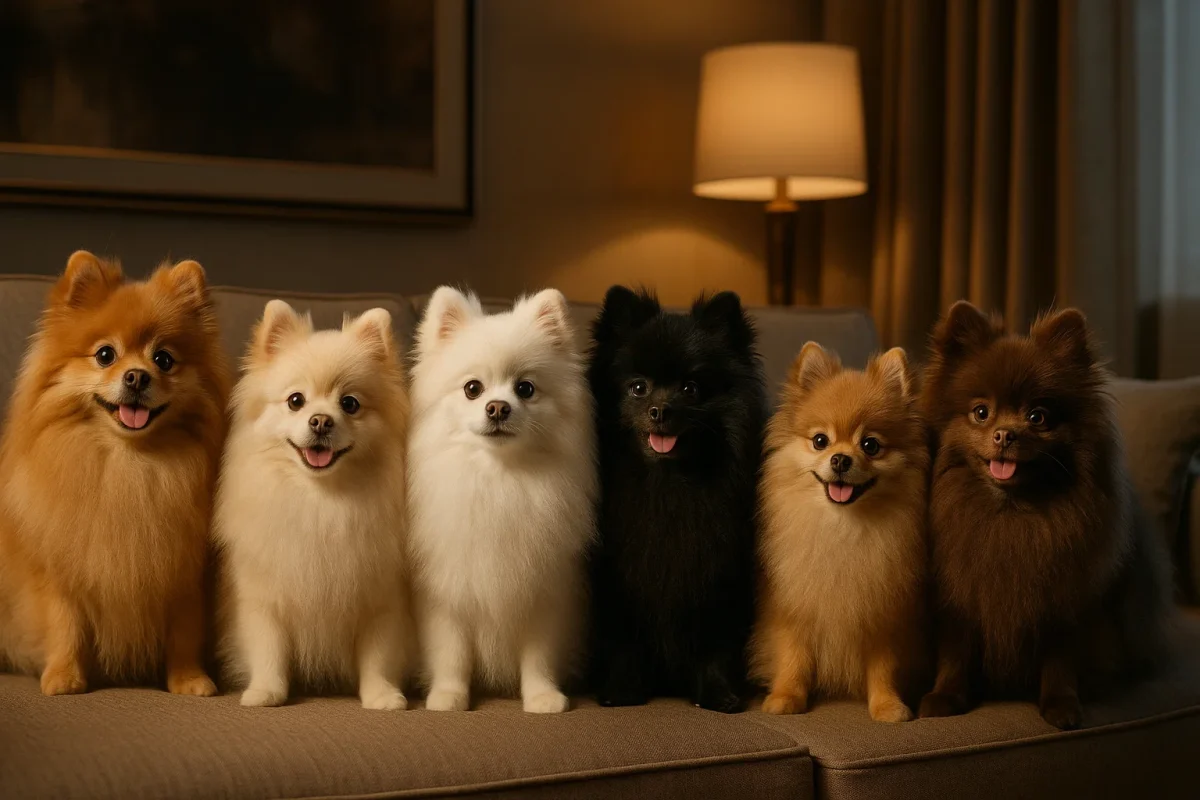 رنگبندی سگ پامرانیان