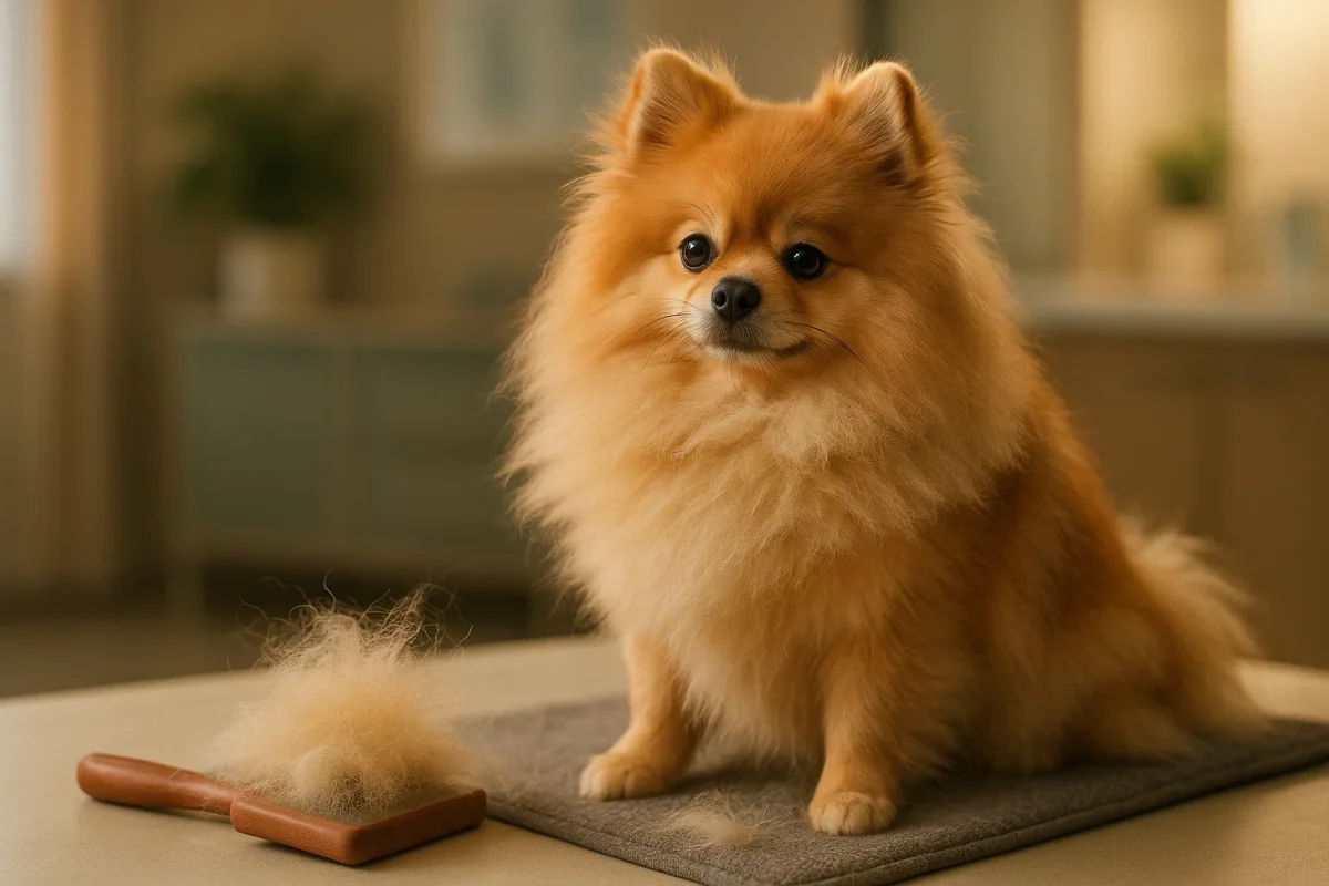 ریزش مو سگ پامرانیان