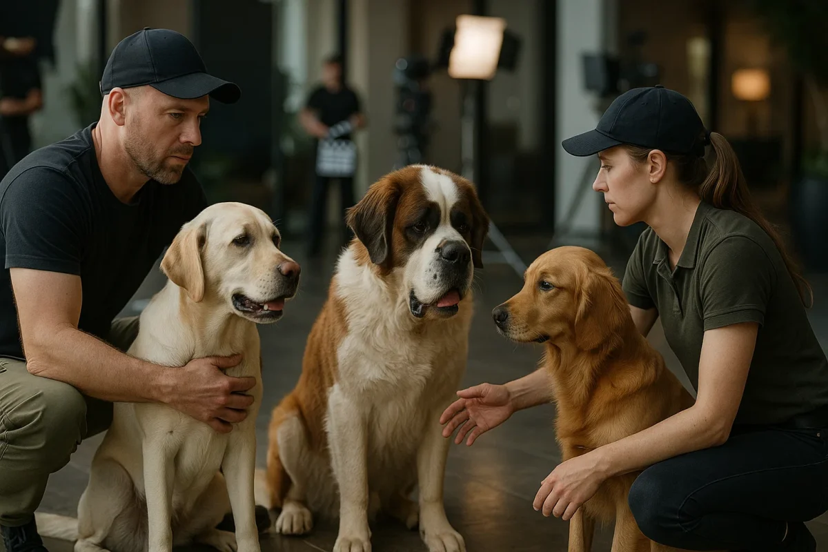 سگ در پشت صحنه فیلم-سگ گلدن-سگ سن برنارد - سگ لابرادور فیلم درباره سگ سگ در فیلمها سگهای معروف فیلم با حیوانات خانگی نکات مراقبت از سگ سگها در هالیوود