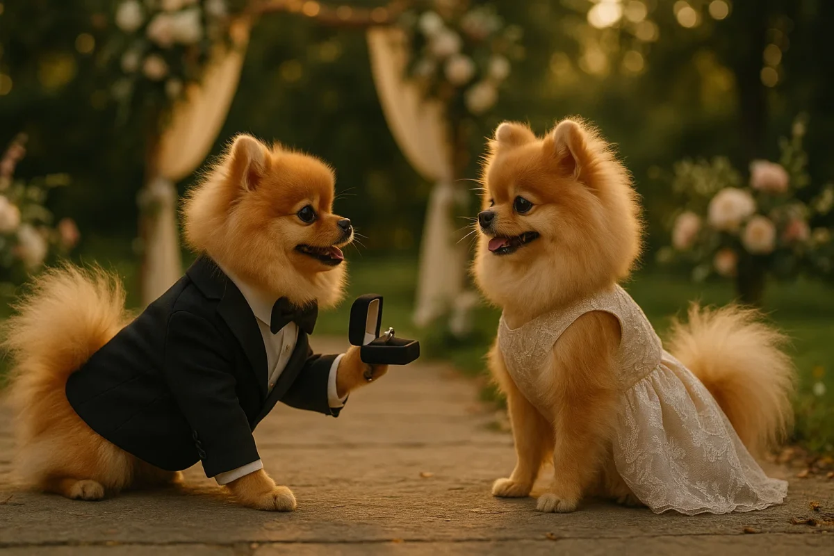 خواستگاری سگ پامر