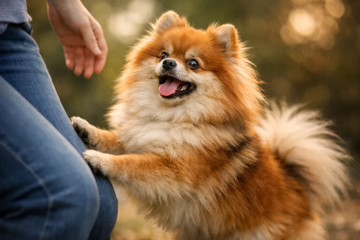 سگ پامرانین از نظر رفتاری