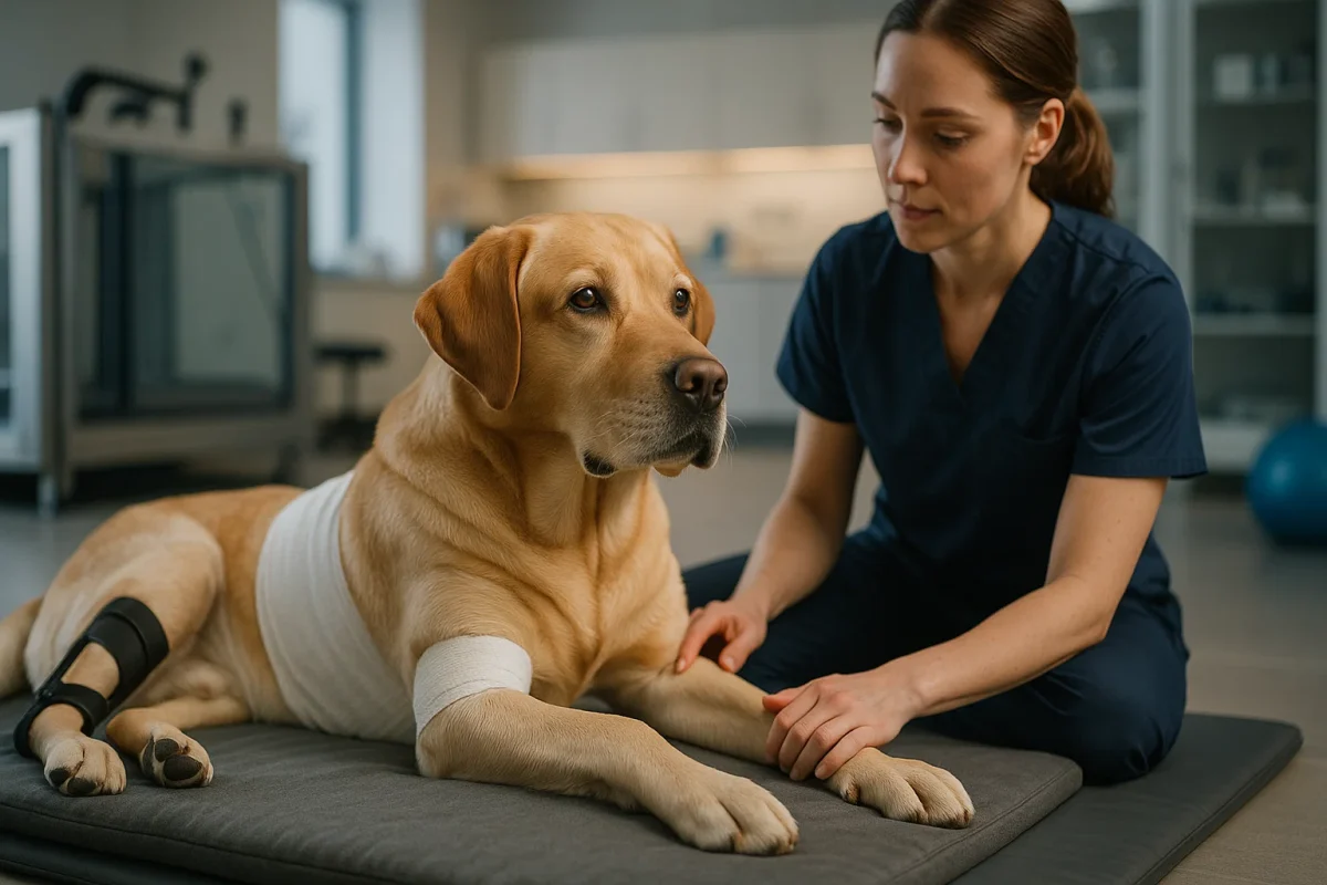 سگ‌ جراحی شده یا آسیب‌دیده