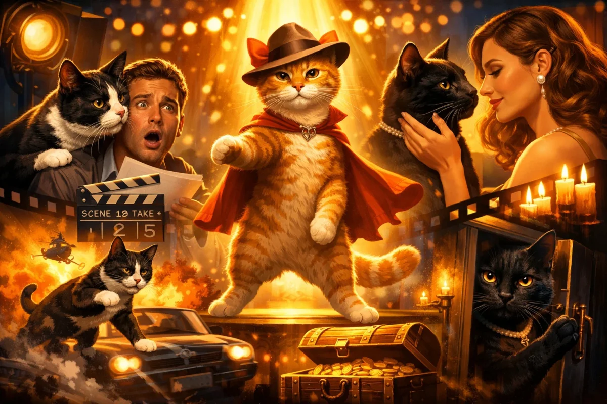 شخصیت و نقش گربه در فیلم درباره گربه