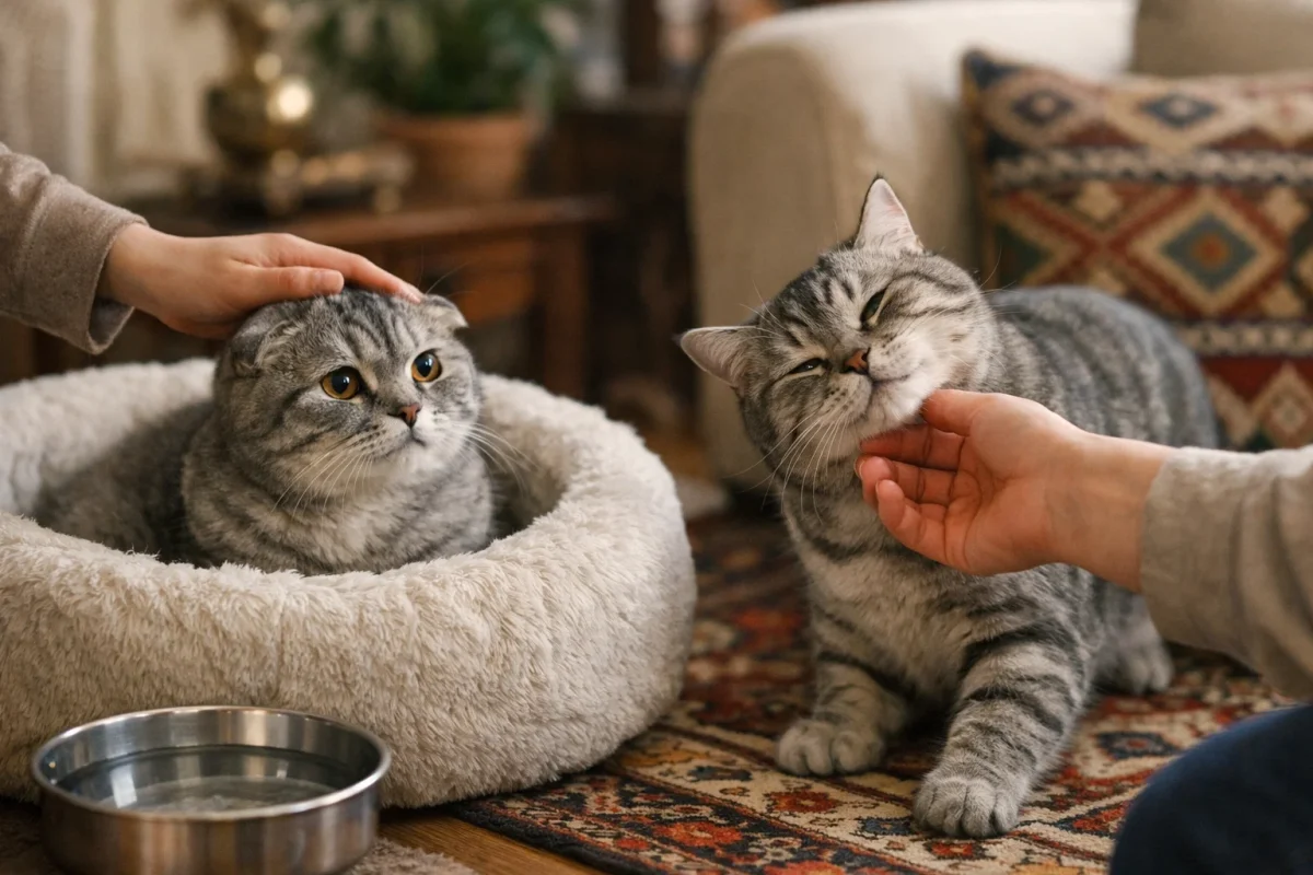 شرایط نگهداری گربه اسکاتیش در ایران