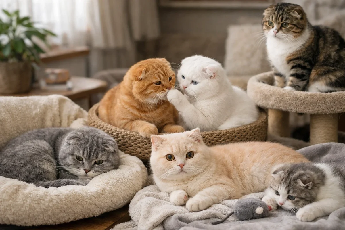 طول عمر گربه اسکاتیش