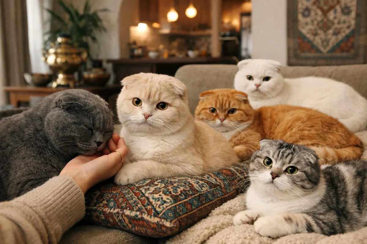 قیمت گربه اسکاتیش در ایران