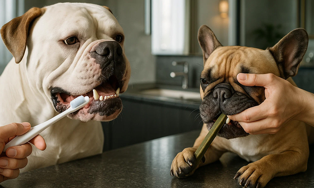 مقایسه بولداگ آمریکایی و فرانسوی تفاوت بولداگ آمریکایی و فرانسوی اندازه و وزن بولداگ فرنچ بولداگ آمریکن بولداگ سلامتی بولداگ