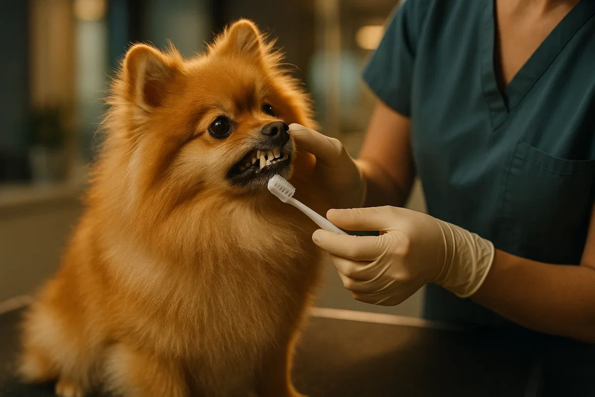 مشکلات دندانی در سگ پامر