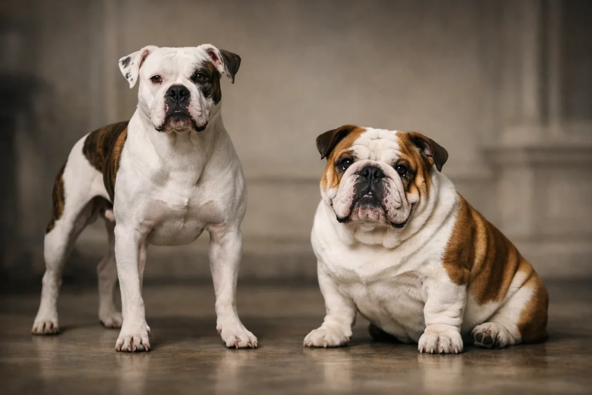 مقایسه بولداگ آمریکایی و انگلیسی