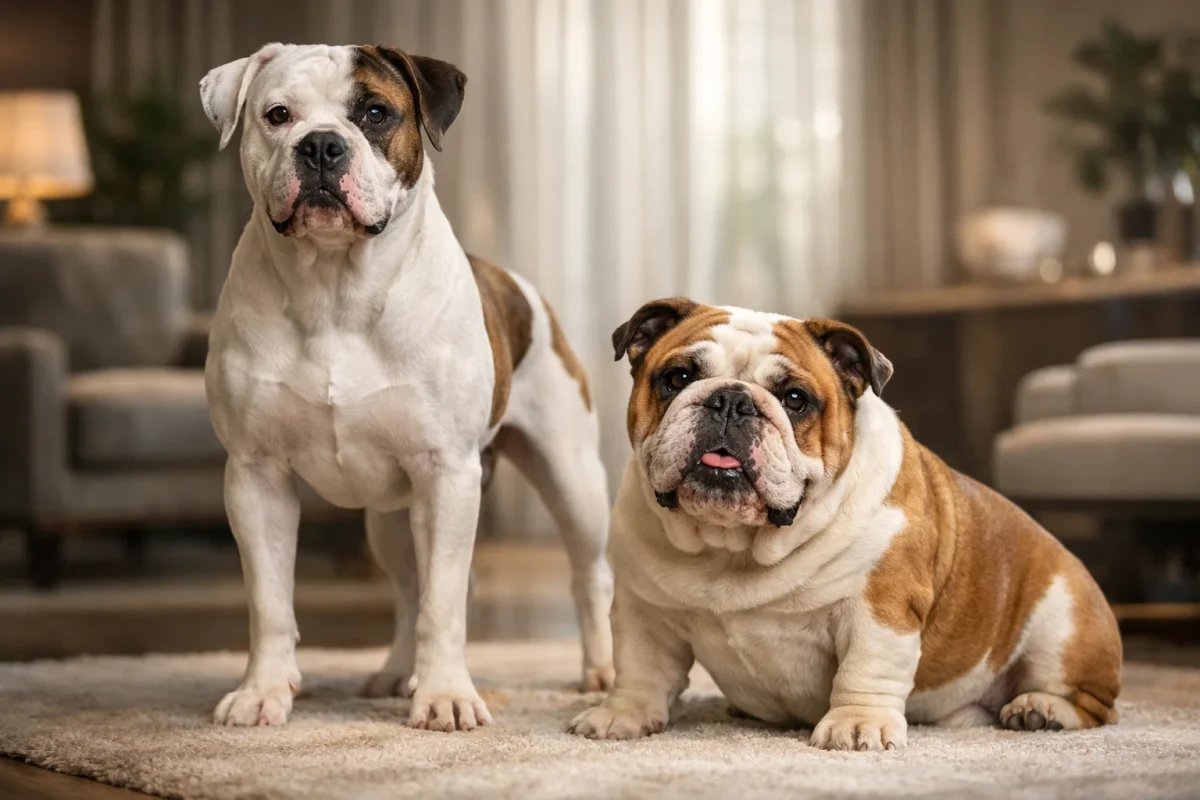 مقایسه بولداگ آمریکایی و انگلیسی