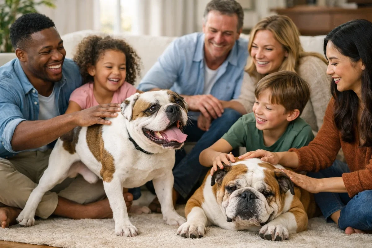 مقایسه بولداگ آمریکایی و انگلیسی؛ اجتماعی بودن