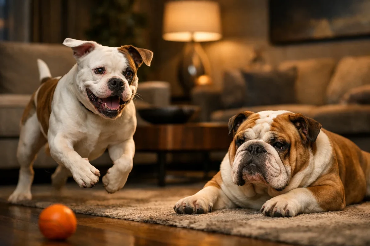 مقایسه بولداگ آمریکایی و انگلیسی؛ میزان بازیگوشی