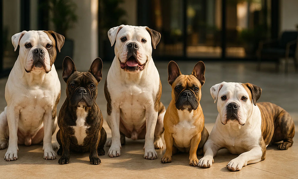 مقایسه رنگ و ظاهر بولداگ آمریکایی و فرانسوی
مقایسه بولداگ آمریکایی و فرانسوی تفاوت بولداگ آمریکایی و فرانسوی اندازه و وزن بولداگ فرنچ بولداگ آمریکن بولداگ