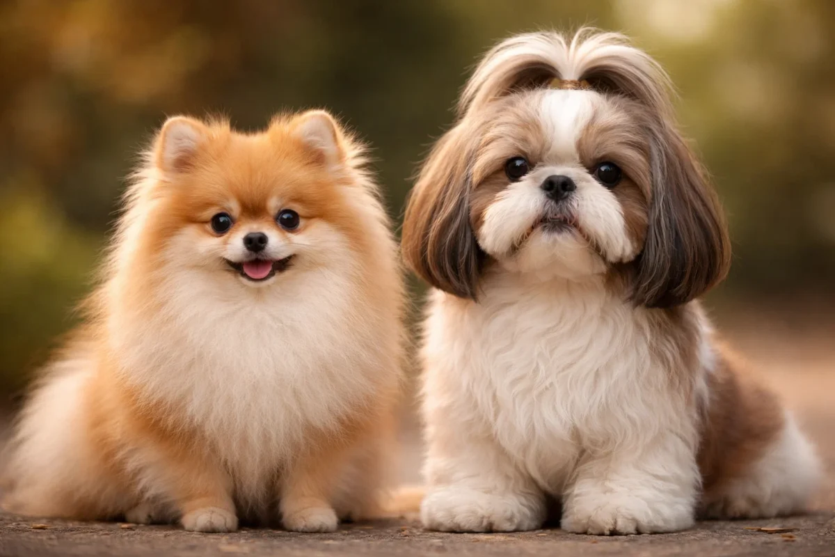 مقایسه ظاهری پامرانین و شیتزو