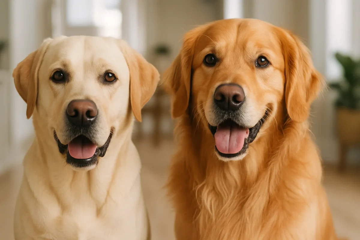 مقایسه لابرادور و گلدن رتریور تفاوت لابرادور و گلدن رتریور