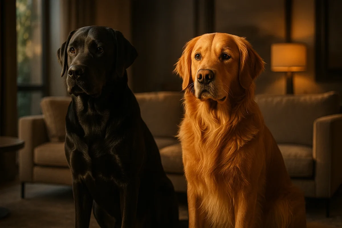 مقایسه لابرادور و گلدن رتریور بهترین نژاد سگ برای خانواده