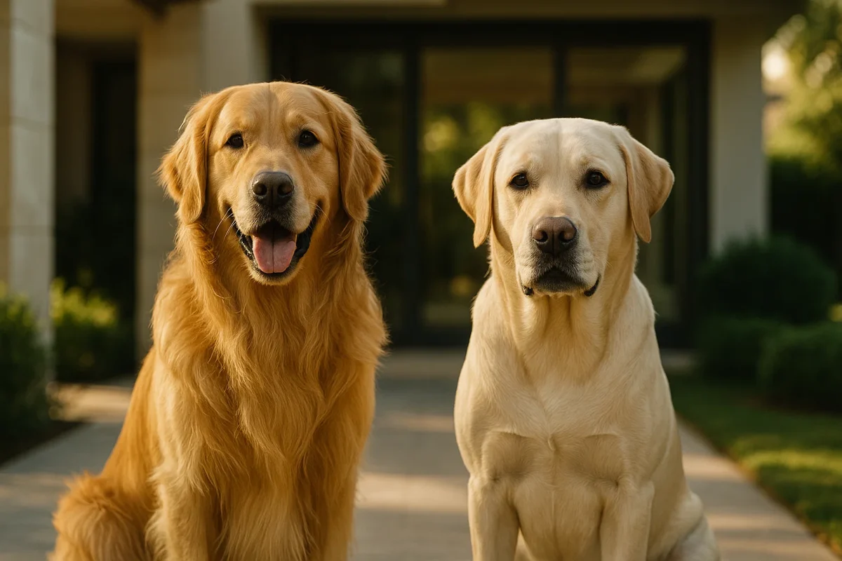 مقایسه لابرادور و گلدن رتریور تفاوت لابرادور و گلدن رتریور